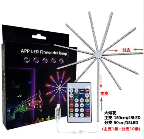 Firework Light with Remote & Bluetooth Control