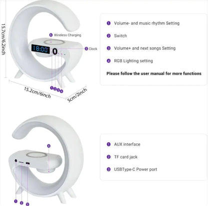 Smart G Lamp with Bluetooth Speaker