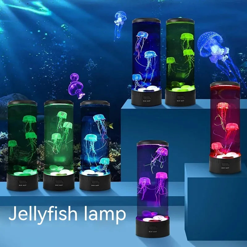 Colorful Jellyfish LED Lamp