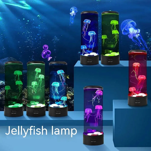 Colorful Jellyfish LED Lamp