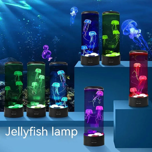 Colorful Jellyfish LED Lamp